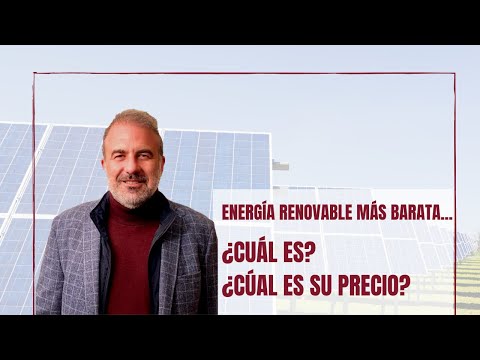 Video: ¿Son las fuentes de energía renovables más baratas?