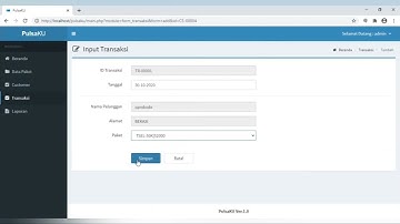 Demontrasi sistem informasi penjualan pulsa berbasis web
