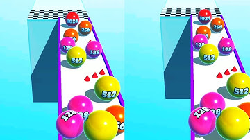 Ball Run 2048 - All Levels Gameplay Android , ios game Mobile Game Max Level New Update ( Levels