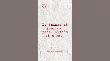 Do Things at Your Own Pace | Life’s Not a Race | LearnMore Technologies Motivation