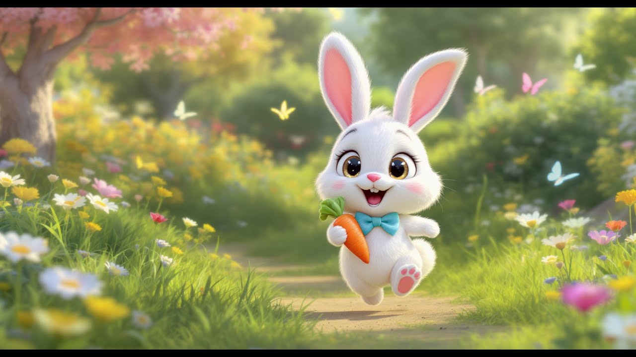 Bouncy Bunny Jumping Song! 🐰✨ Fun Kids Dance & Sing Along!