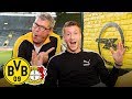 "45 for defence? That's ridiculous!" | Marco Reus joins Matchday Magazine | BVB - Bayer Leverkusen