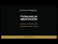 Profesorado de Meditación 2023 (PM5)