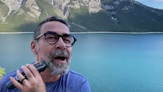 Lake Minnewanka Shave - GORGEOUS! #lake #shaving #banff  #mountains by RYL G 1,140 views 8 months ago 3 minutes, 8 seconds