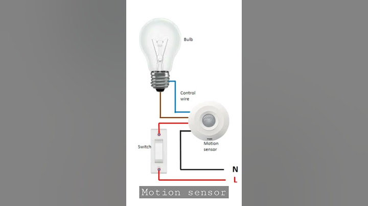 Motion sensor wiring #shorts #motion #sensor #wiring