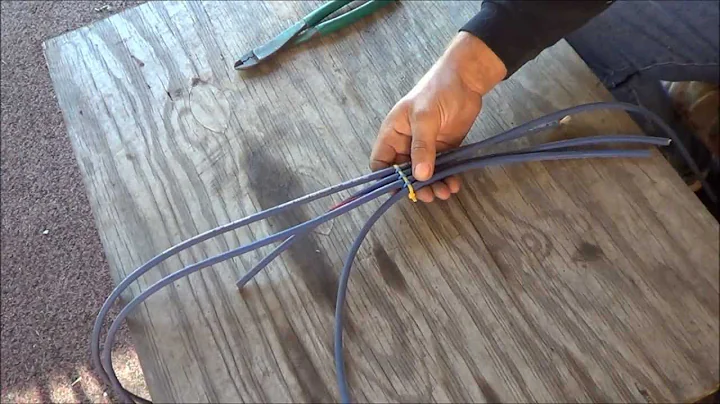 Spark Plug Wire Looms Out of Zip Ties