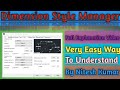 Dimensions style manager full setting || Dimensions uses