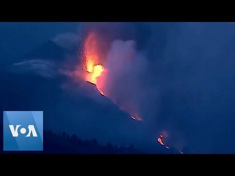 La Palma Volcano Continues to Spew Lava