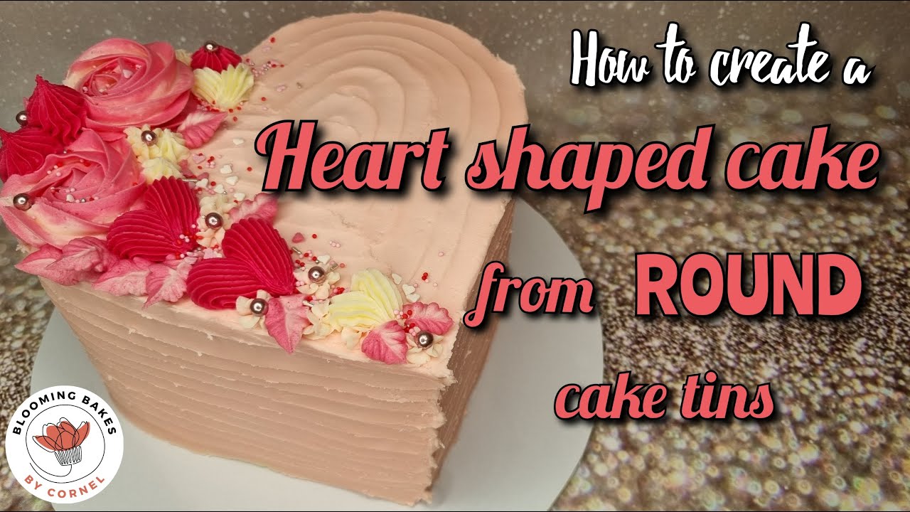 round-cake-to-heart-shape-cake-valentines-heart-cake-youtube