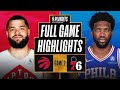 Philadelphia 76ers vs. Toronto Raptors Full Game Highlights | 2021-22 NBA Season