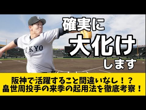 【3年連続の神現役ドラフト!】阪神獲得の畠世周ってどんな投手?最新の来季起用法を徹底考察!
