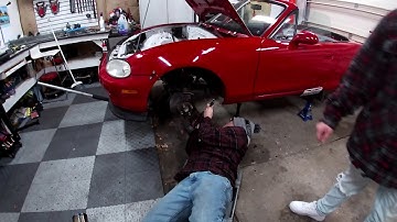 Miata subframe removal