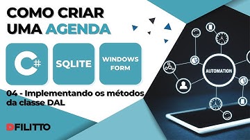 Como criar uma AGENDA (C-Sharp + SQLite + Windows Forms) - 04 Insert, Update e Delete