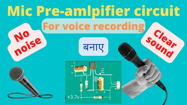 How To Make Mic Pre-amlpifier Circuit || Very Sensitive || Microphone Booster Circuit || 🎤🎤