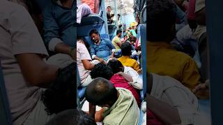 Unreserved Train Coach Night Travel Experience