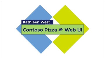 Demo of Contoso Pizza Web UI Project for Microsoft Learn course "Create a web UI with ASP.NET Core"