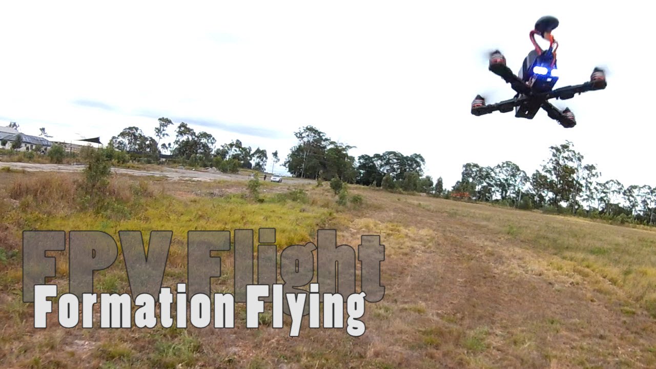 FPV Racing Drone Flight - Formation Flying | Chasing - YouTube
