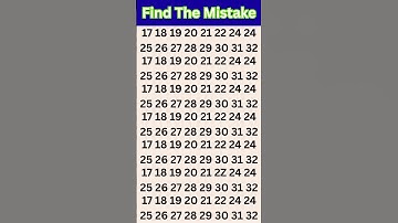 Find The Mistake -EP#624 #mathpuzzle #brainteaser #iqtest #mathstrics #pahelian #reasoning  #shorts