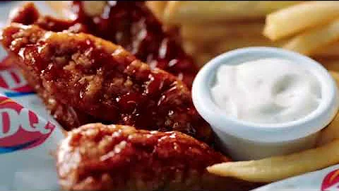 Dairy Queen Chicken Strip Baskets Sauced and Tossed
