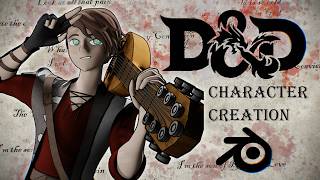 Creating My New D&D Character in Blender (Design & Lore)