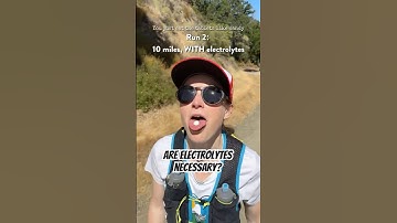 Do electrolytes make a difference? Experimenting with SaltStick!