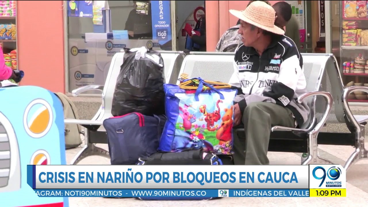 Mar 15 19 Economía nariñense siente las consecuencias del bloqueo en transporte de carga y pasajeros noticias de ultima hora