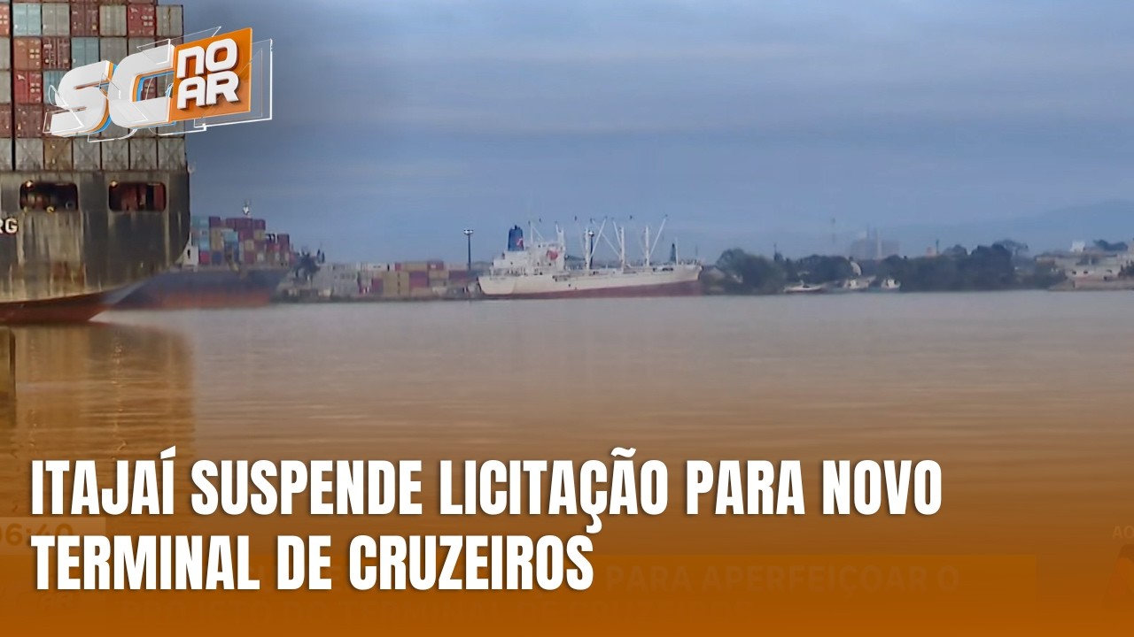 Itajaí suspende licitação para aperfeiçoar projeto do terminal de cruzeiros