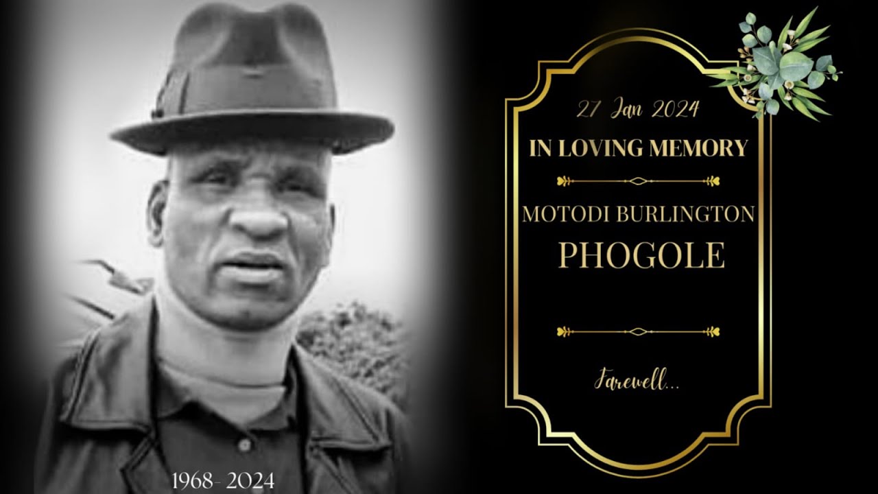 Motodi Burlington Phogole Funeral Service(Recorded)