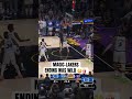 MAGIC SURVIVE LAKERS IN THRILLER 🔥