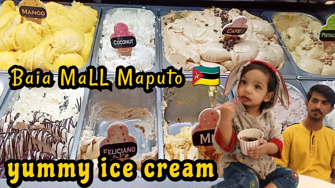 Baia MaLL Maputo 🇲🇿 ki Yummy ice cream 🍨