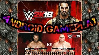 Android Wwe 2k18 Demo game play hightlight shots screenshot 5