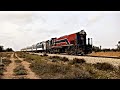 SNCFT/LOCOMOTIVE GT 18B N°562 RIDE FROM SOUSSE TO SFAX #GT #railfan