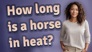 How Long Is A Horse In Heat?