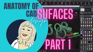 Intro to CAD - 3D Design in Matrix Gold - Surfaces Menu part 1