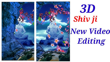 Trending 3D Mahadev Status Video Editing in Kinemaster| 4k HD Full Screen Lord Shiva Status Editing