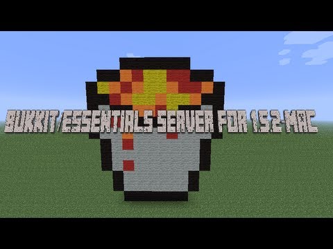 How to make a Bukkit/essentials server 1.5.2 on MAC