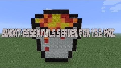 How to make a Bukkit/essentials server 1.5.2 on MAC