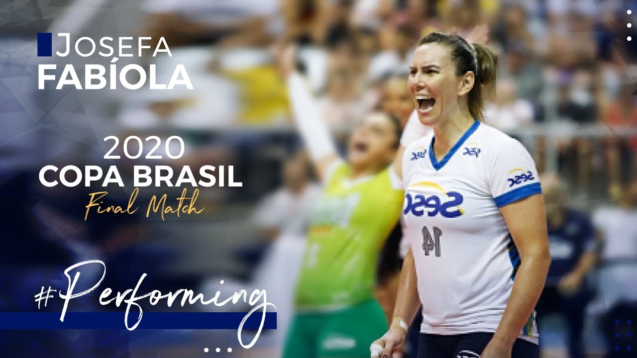JOSEFA FABÍOLA's Performance at the FINAL MATCH | COPA BRASIL 2020 ...