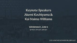 Keynote speakers Akemi Kochiyama and Kai Naima Williams