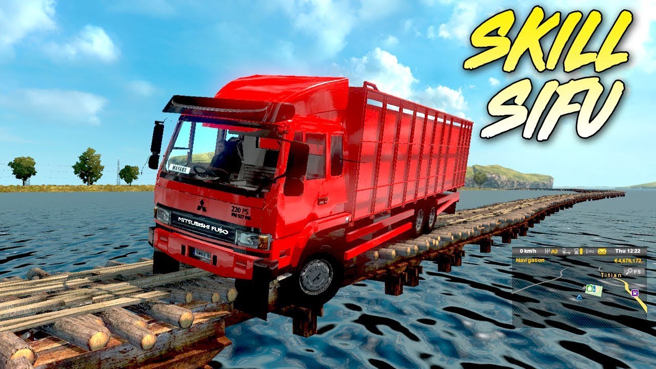 Skill Dewa Sopir Truk  Fuso  Sulawesi Euro Truck Simulator  