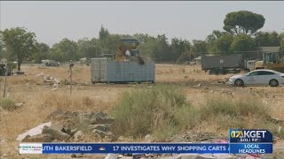 City code enforcement cleans up encampment in Bakersfield
