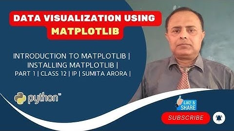 Introduction To Data Visualization | Informatics Practices | Class 12 | One Shot | Sumita Arora |