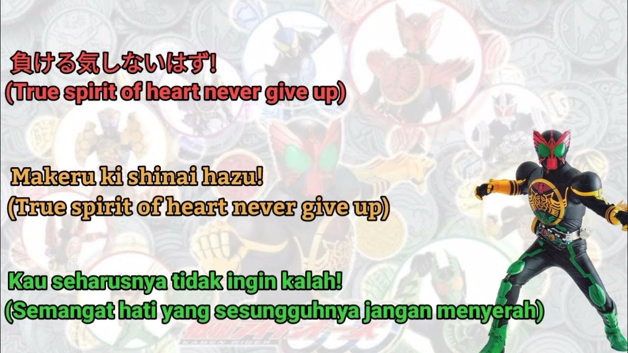 [ Anything Goes ] Maki Ohguro (lirik dan terjemahan) Op Kamen Rider OOO
