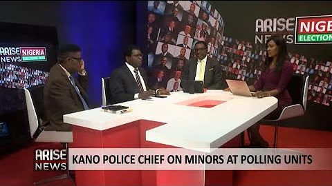 NigeriaDecides2023: Kano Police Chief on Minors at Polling Units
