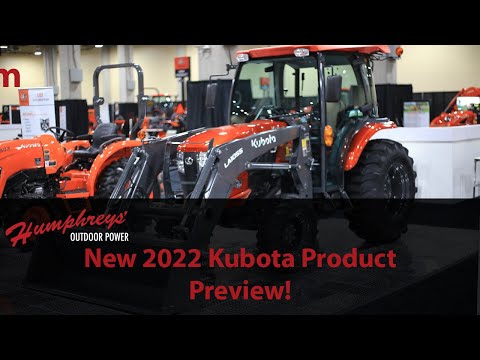 NEW 2022 Kubota Product Preview!! L3902, L3302, L6060 50th Anniversary Edition, Desert Tan RTV X850