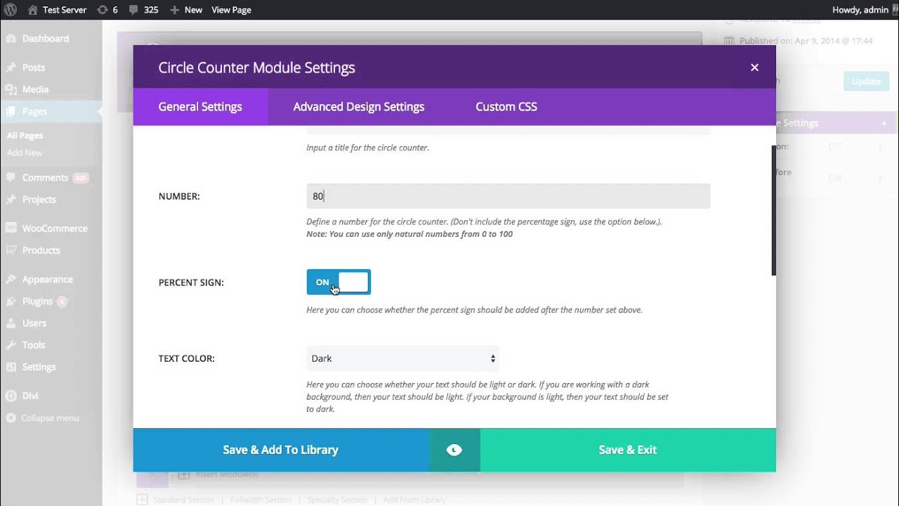 The Divi Circle Counter Module - YouTube