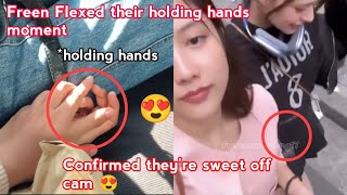 Freen Shared a Clip where she was Holding Hands with Becky! Confirmed they're sweet off cam 😍