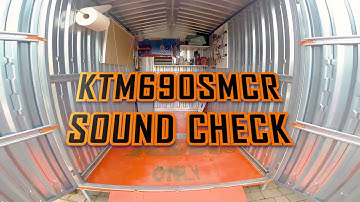 KTM 690 SMCR SC Project Sound Check