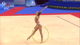 Anastasia SALOS (BLR) - 2021 European bronze medallist, hoop