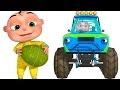 Five Little Babies Driving Transport Vehicles | Surprise Eggs Kids | Monster Truck Fire Truck